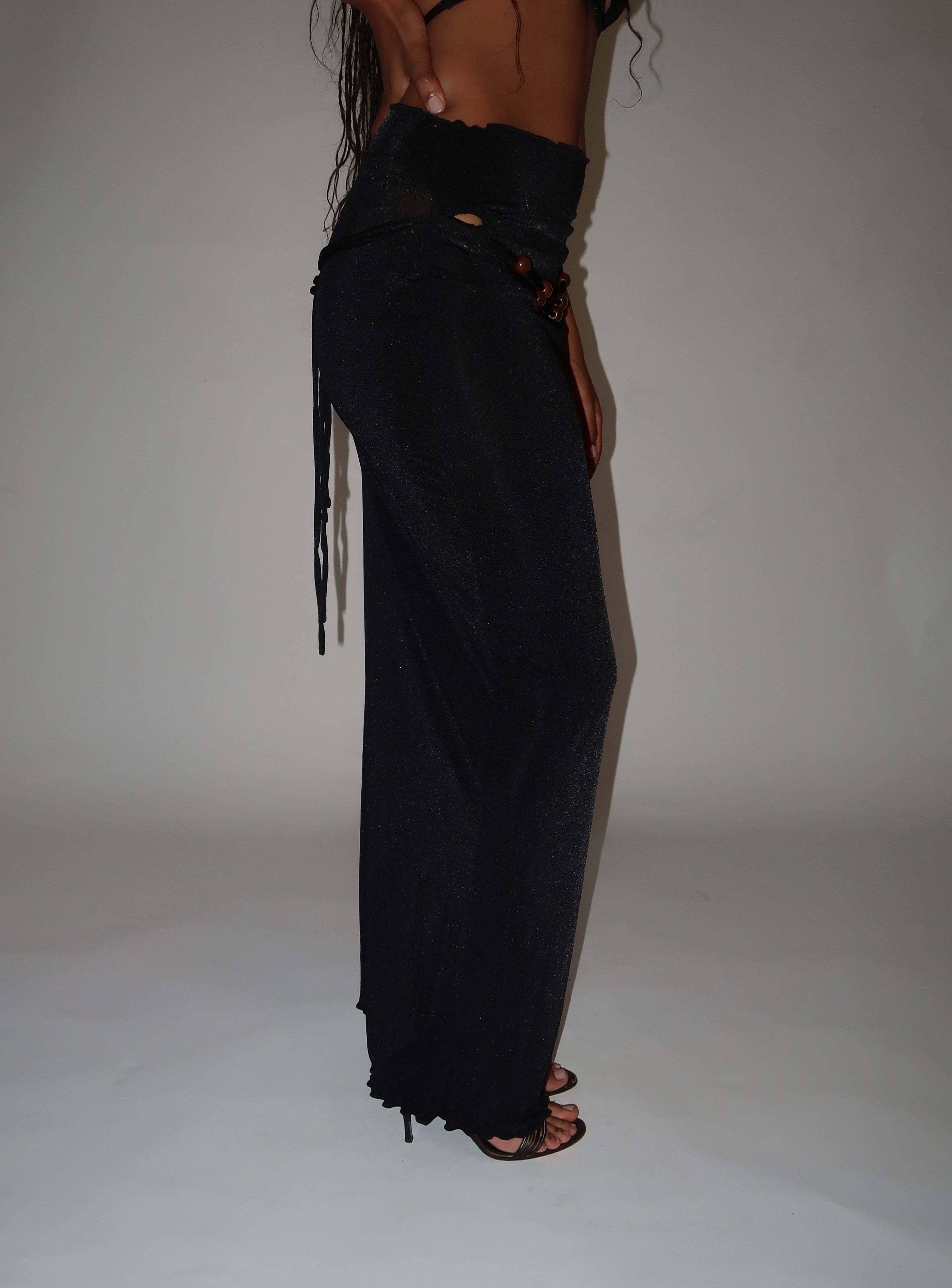 BEADED MAXI SKIRT