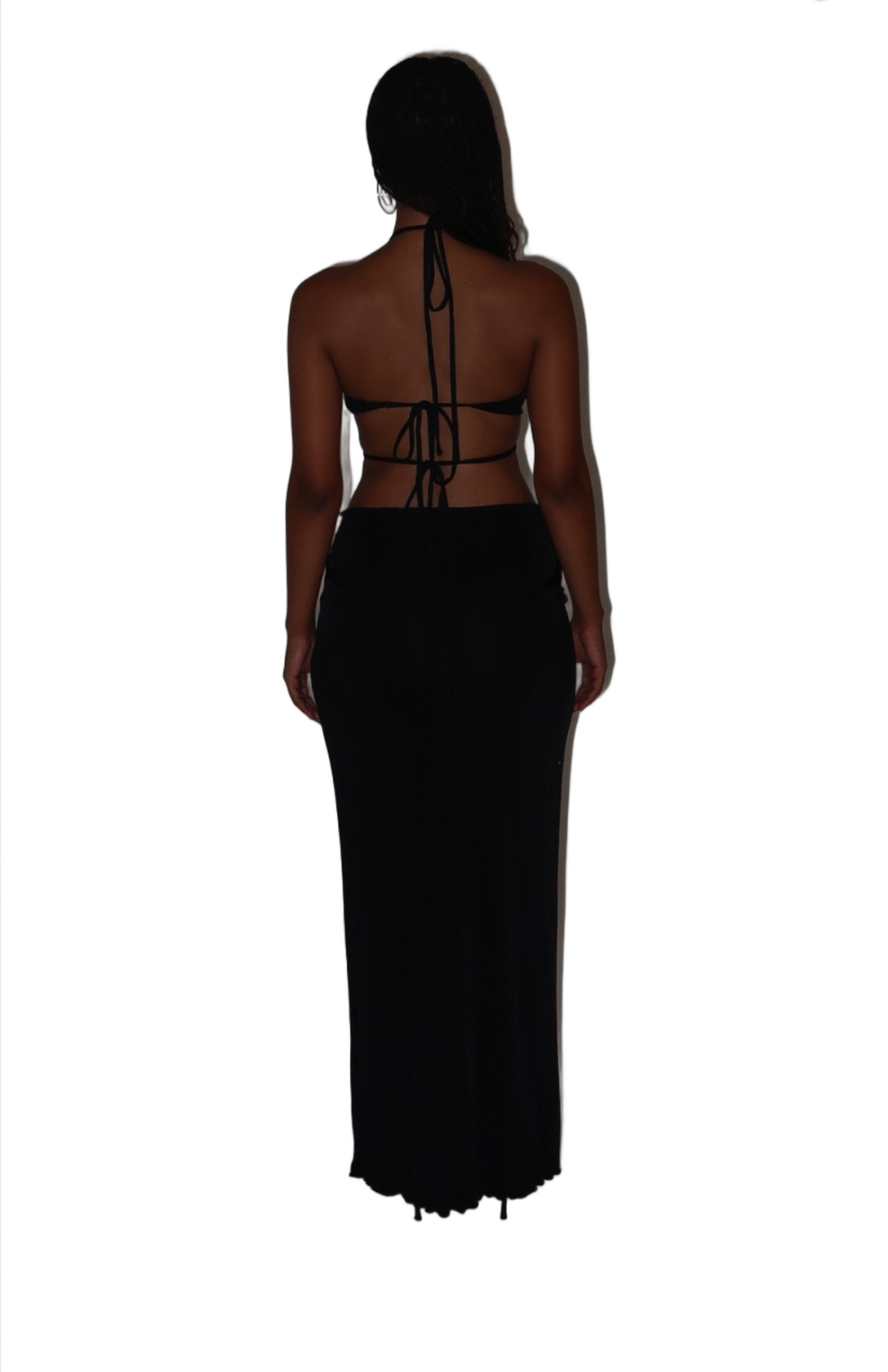 BEADED MAXI SKIRT
